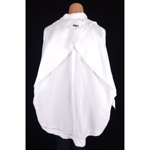 MM6 Maison Margiela Classic Blazer Size 42 US 6 White NWT $880 - Picture 10 of 14